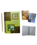 Cuaderno de cocina con lapiz