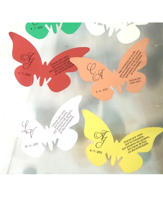 Mariposa Decoración Copa