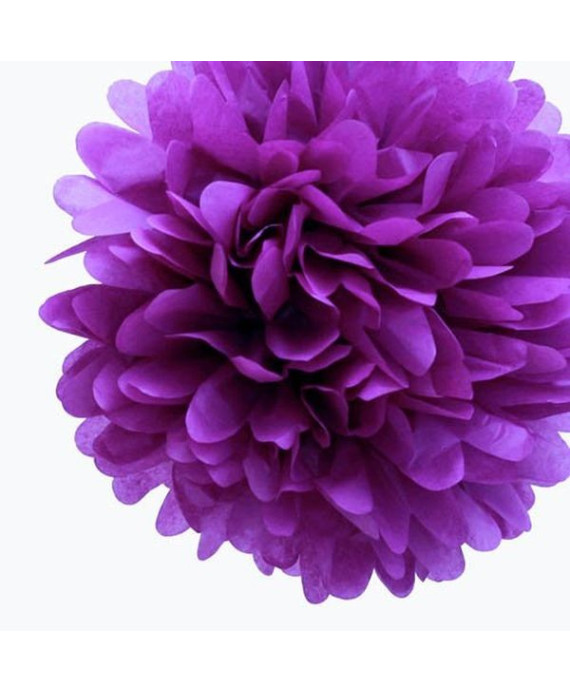 Pompón Papel de Seda 35 cm 🎀 | Decoración Ligera y Elegante