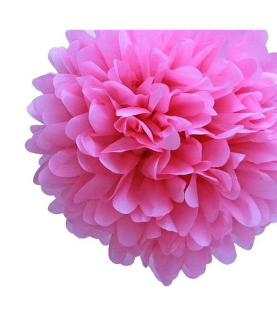 Pompón Papel de Seda 35 cm 🎀 | Decoración Ligera y Elegante