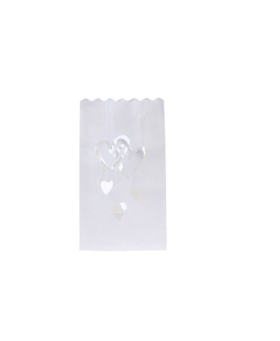 Bolsa Papel Decoración Para Velas Corazones