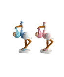 Figura de tarta cigüeña nido