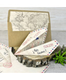 Invitación de boda litchi