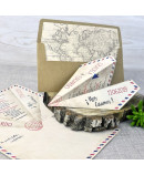 Invitación de boda litchi