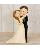 Figura pastel Pop & Fun novios caricias