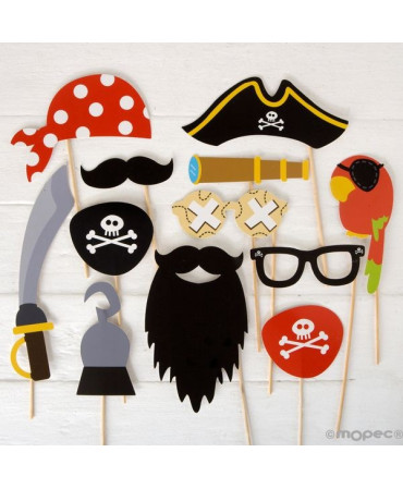 Set de postizos PIRATAS