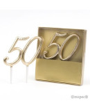 Decoración Pastel 50 Aniversario