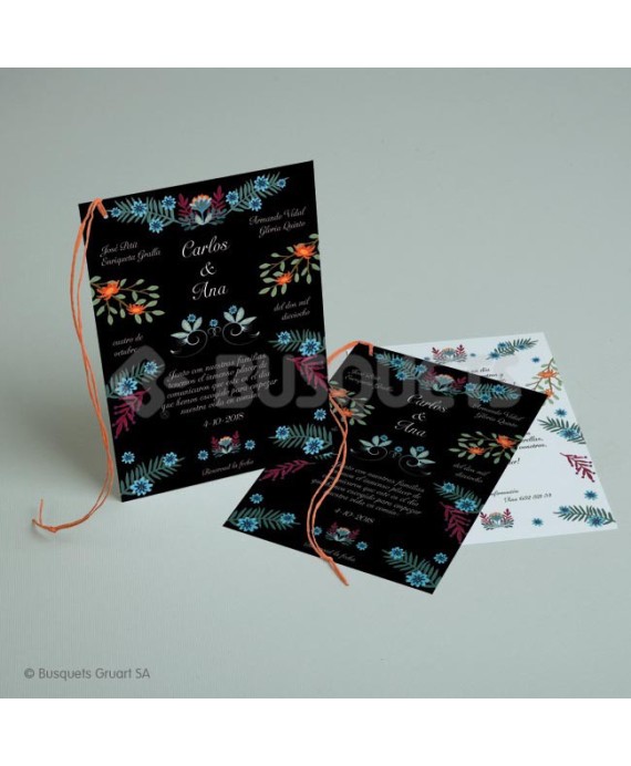 Invitación de Boda Contraste