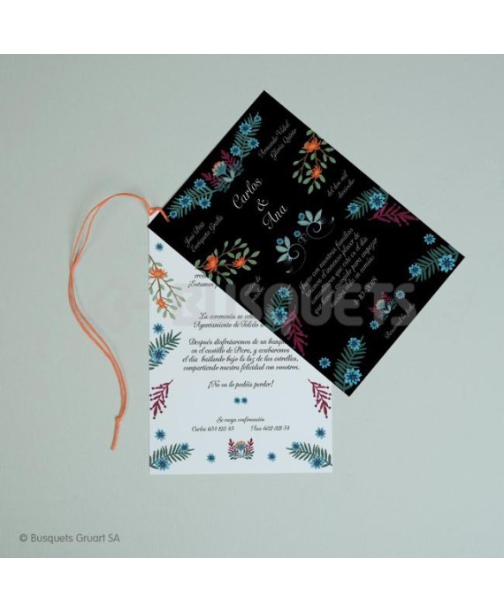 Invitación de Boda Contraste