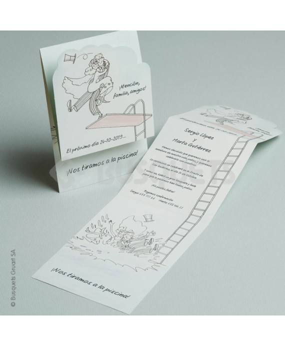Invitación de Boda Piscina