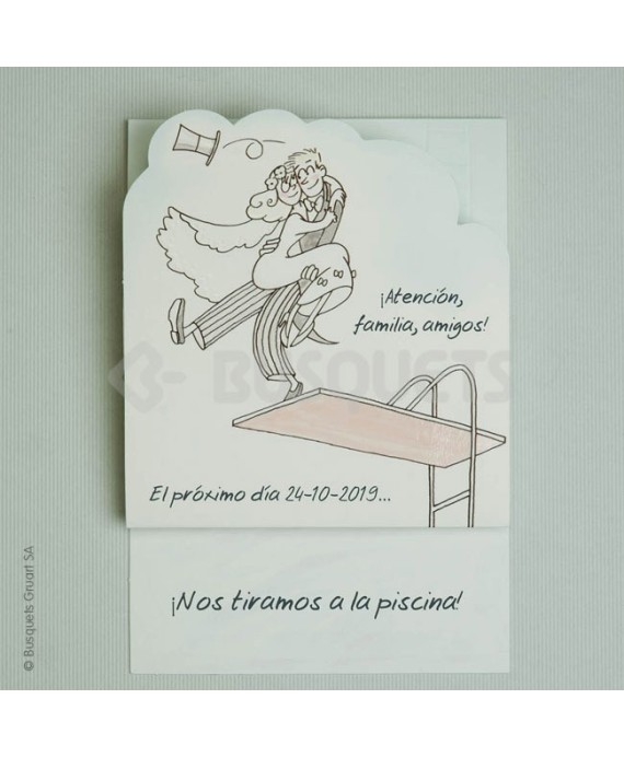 Invitación de Boda Piscina