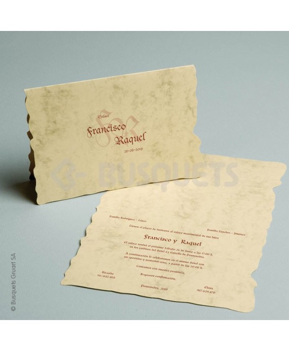 Invitación de Boda Medieval