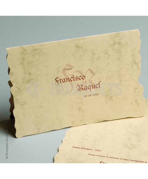 Invitación de Boda Medieval