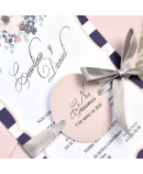 Invitación de boda pasaporte corazón