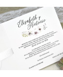 Invitacion de boda blonda