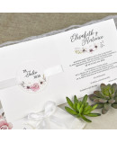 Invitacion de boda blonda