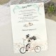 Invitacion de boda bicicleta vintage