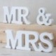 Set madera MR & MRS 3piezas, blanco