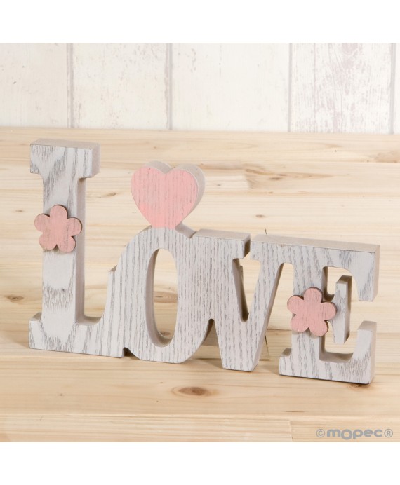 Decoración Madera Love