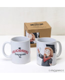 Taza cerámica graduación CHICA en caja regalo