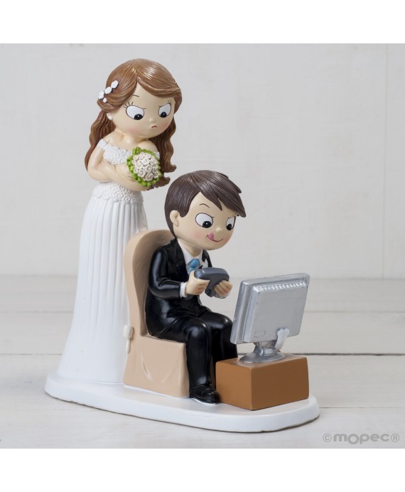 Figura Pop Fun novios y videojuegos