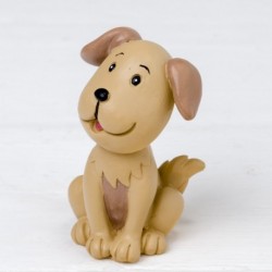 Figura poliresina perro