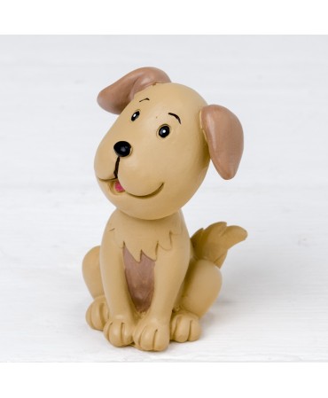 Figura poliresina perro