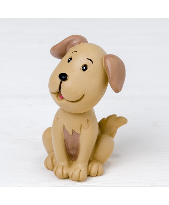 Figura poliresina perro
