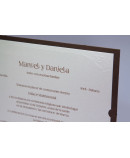 Invitacion de boda Brutus