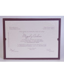 Invitacion de boda Caín