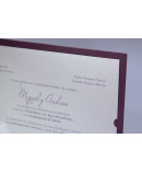 Invitacion de boda Caín