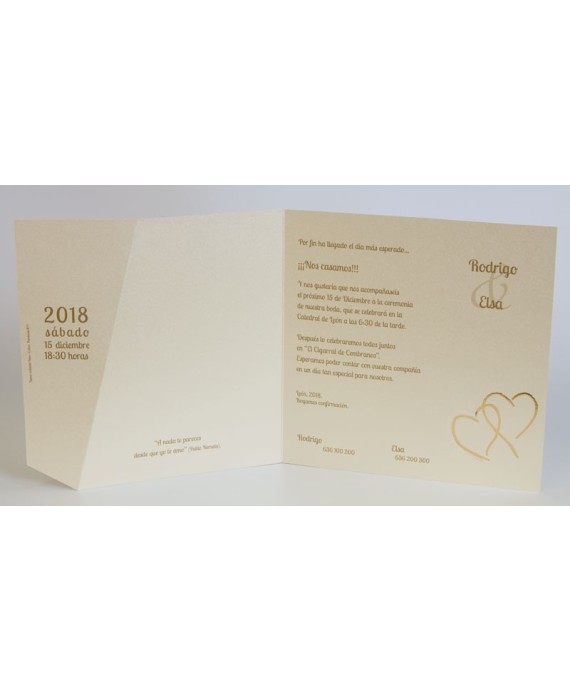 Invitacion de boda Capitán