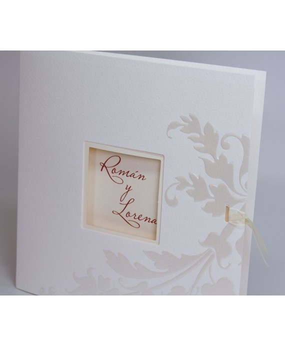 Invitacion de boda aburrido