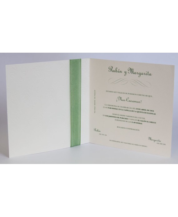 Invitacion de boda Fido