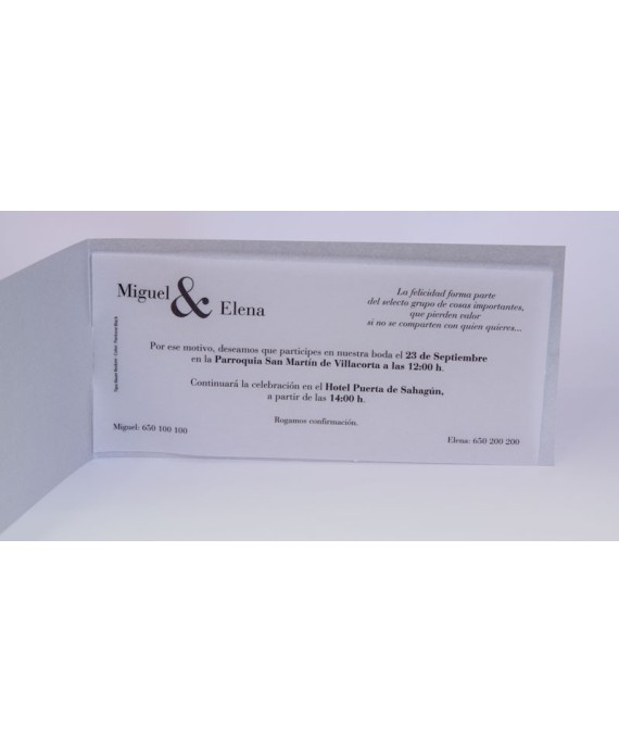 Invitacion de boda Flappy