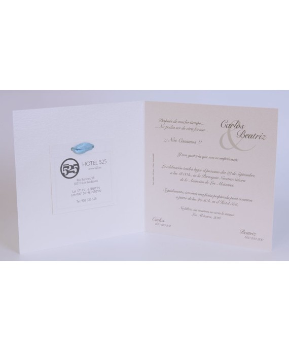 Invitacion de boda Hércules