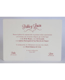 Invitacion de boda Nevado