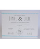 Invitacion de boda Dafne