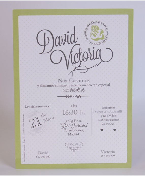 Invitacion de boda Piscina