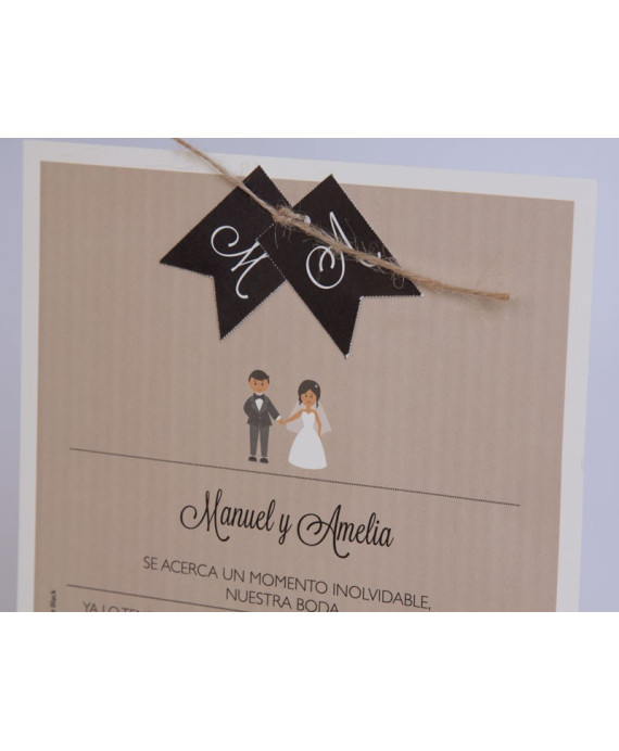 Invitacion de boda Rayo