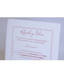 Invitacion de boda Rex