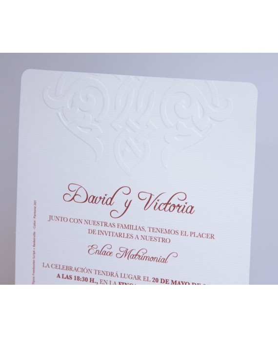 Invitacion de boda Ricky