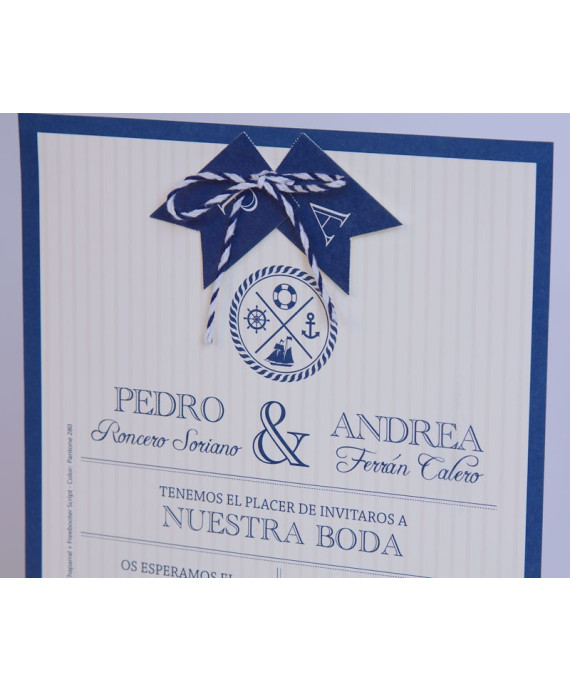 Invitacion de boda Thor