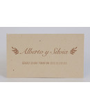 Invitacion de boda Tino