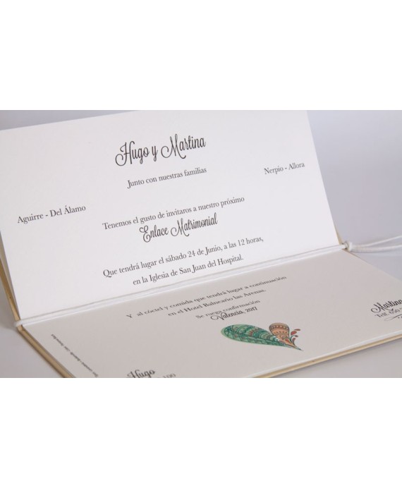 Invitacion de boda Titán