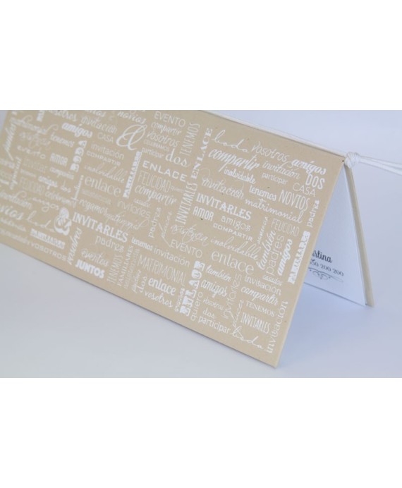 Invitacion de boda Titán