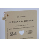 Invitacion de boda Yak