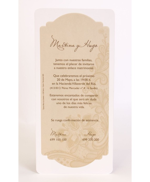 Invitacion de boda Alguna