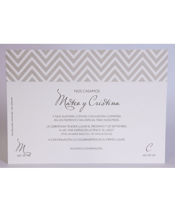 Invitacion de boda Bonita