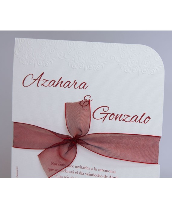 Invitacion de boda Conny